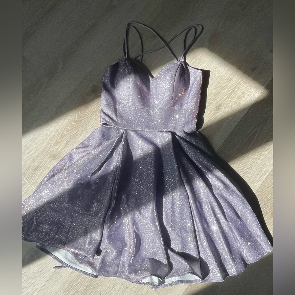 ✨ Light Purple Sparkly Dress ✨